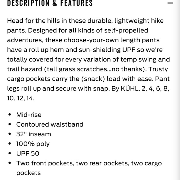 Kuhl Rodden Cargo Pants - Picture 10 of 10